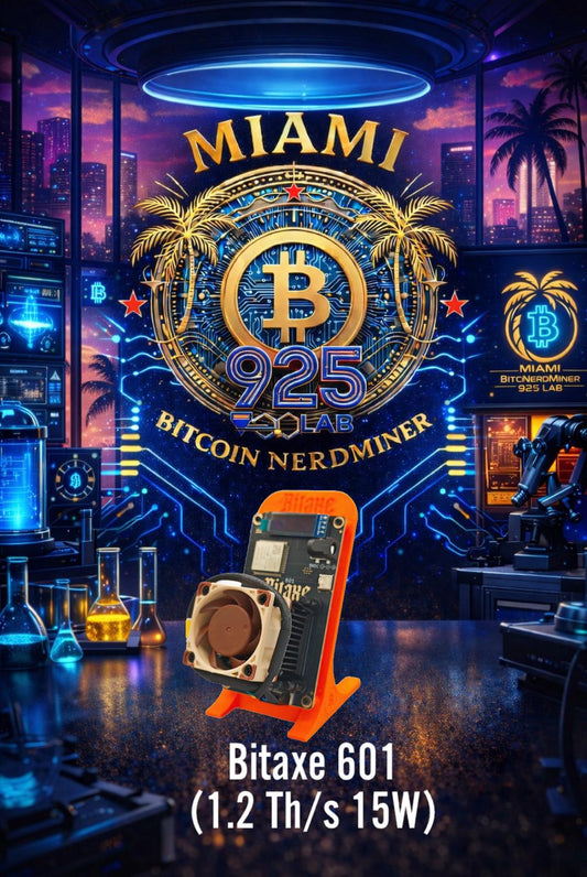 "Bitaxe 601 Bitcoin miner-Miami Bitcoin NerdMiner"