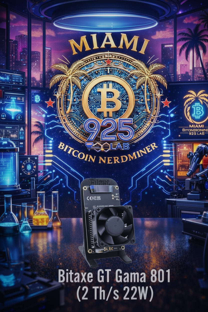 "Bitaxe GT Gama 801-Miami Bitcoin NerdMiner"