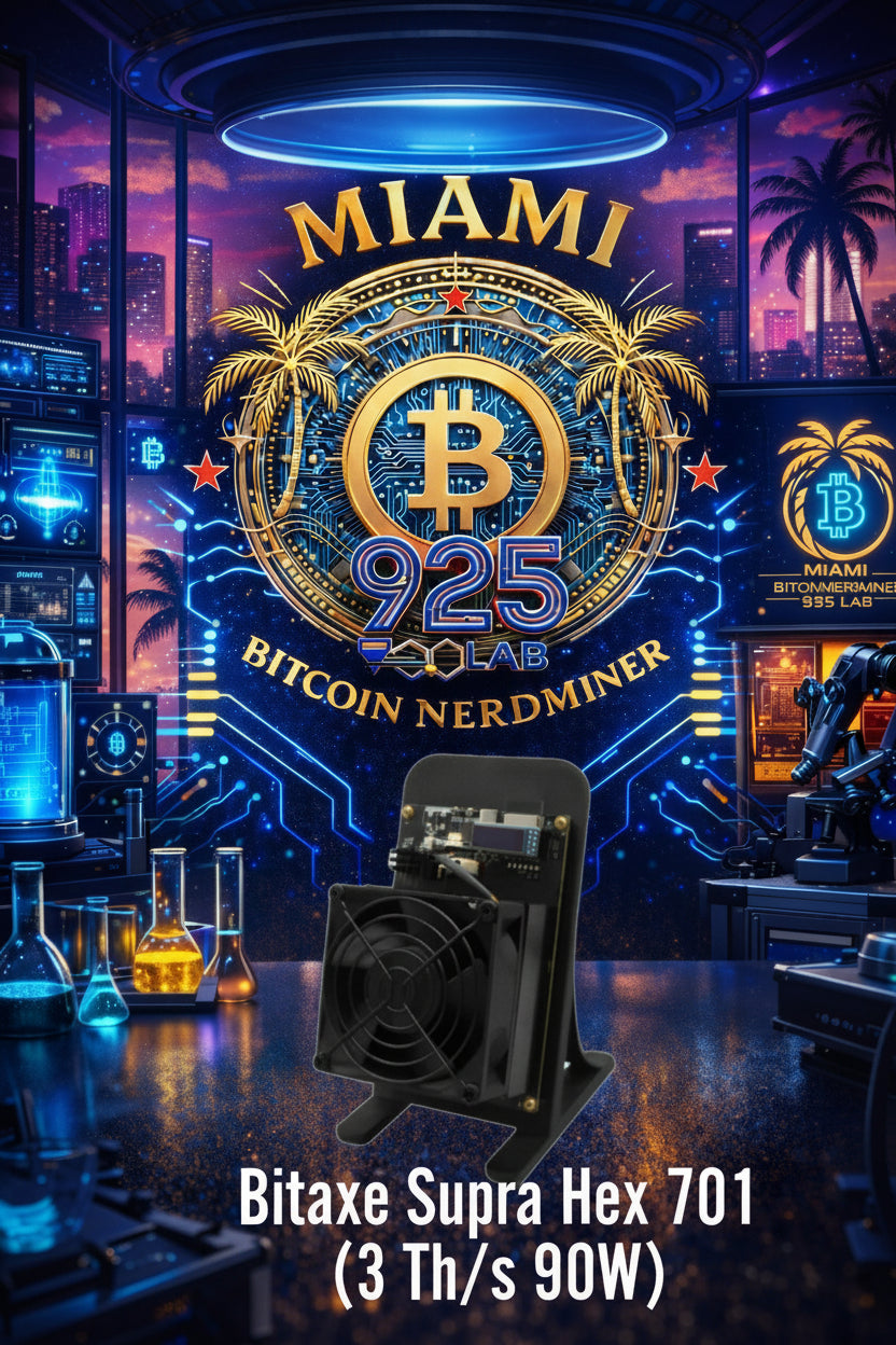 "Bitaxe Supra Hex 701-Miami Bitcoin NerdMiner"