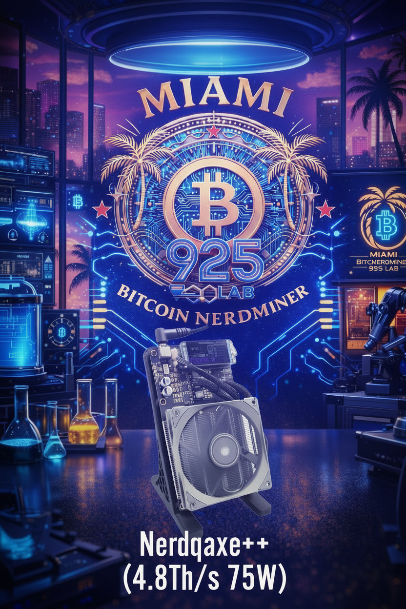 "NerdQaxe++ Miami Bitcoin NerdMiner"