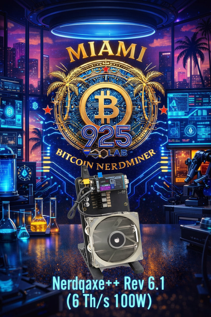 "NerdQaxe++ Hydro-Rev 6.1- Miami Bitcoin NerdMiner"