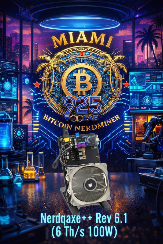 "NerdQaxe++ Hydro-Rev 6.1- Miami Bitcoin NerdMiner"